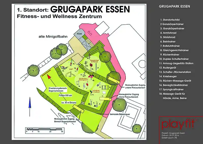 Beispiel Bild eines Lageplan-Entwurfes