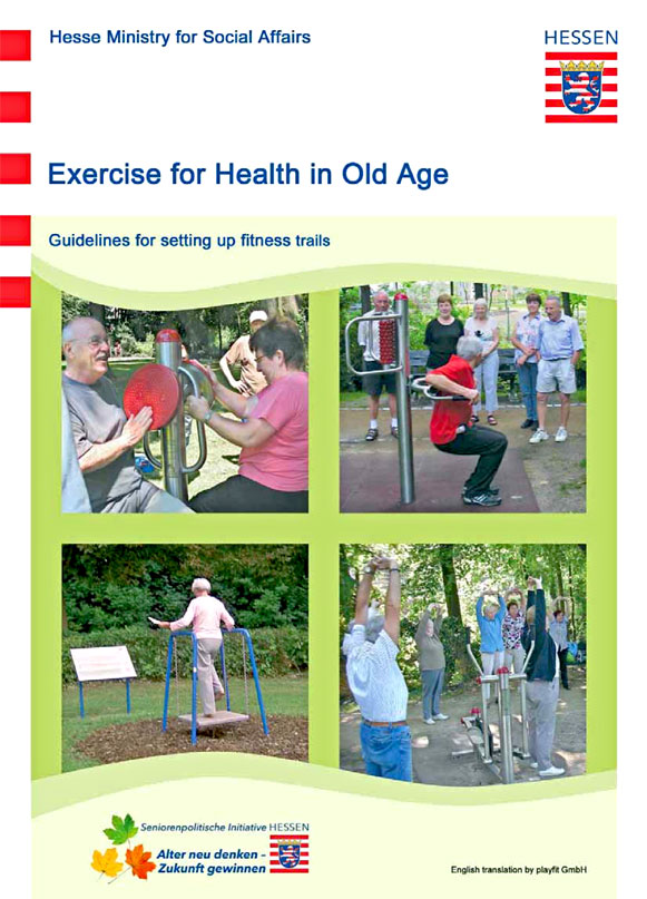 Title page of the study "Exercise for Health in Old Age" 