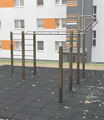 Rudertrainer Link zur Fitnessgeräte Unterseite der Calisthenics-Anlage